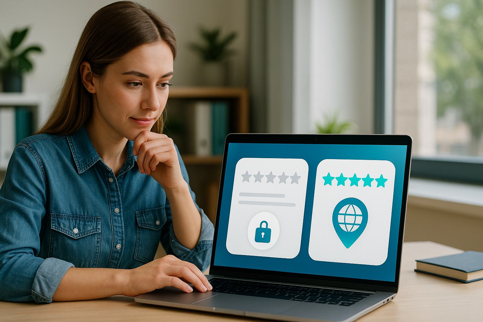 Professional managing and filtering negative reviews to protect business reputation while maintaining customer trust